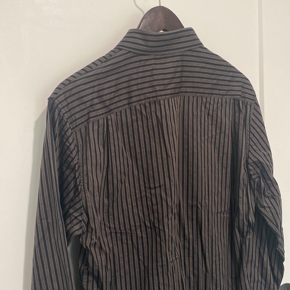 APT.9 Striped Long Sleeve Dress Shirt - Picture 8 of 9